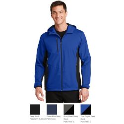 Port Authority Mens Active Hooded Soft Shell Jacket