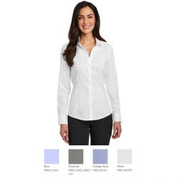 Ladies Red House Pinpoint Oxford Non-Iron Shirt