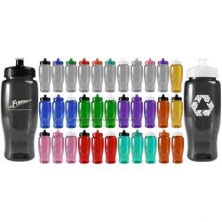 Translucent Sport Bottle with Push-Pull Spout
