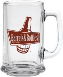 15 Oz. Glass Tankard Mug