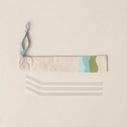 Pouch For Reusable Straws Canvas/Denim