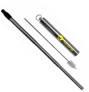 Telescopic Straw Stainless Steel in Aluminum Case